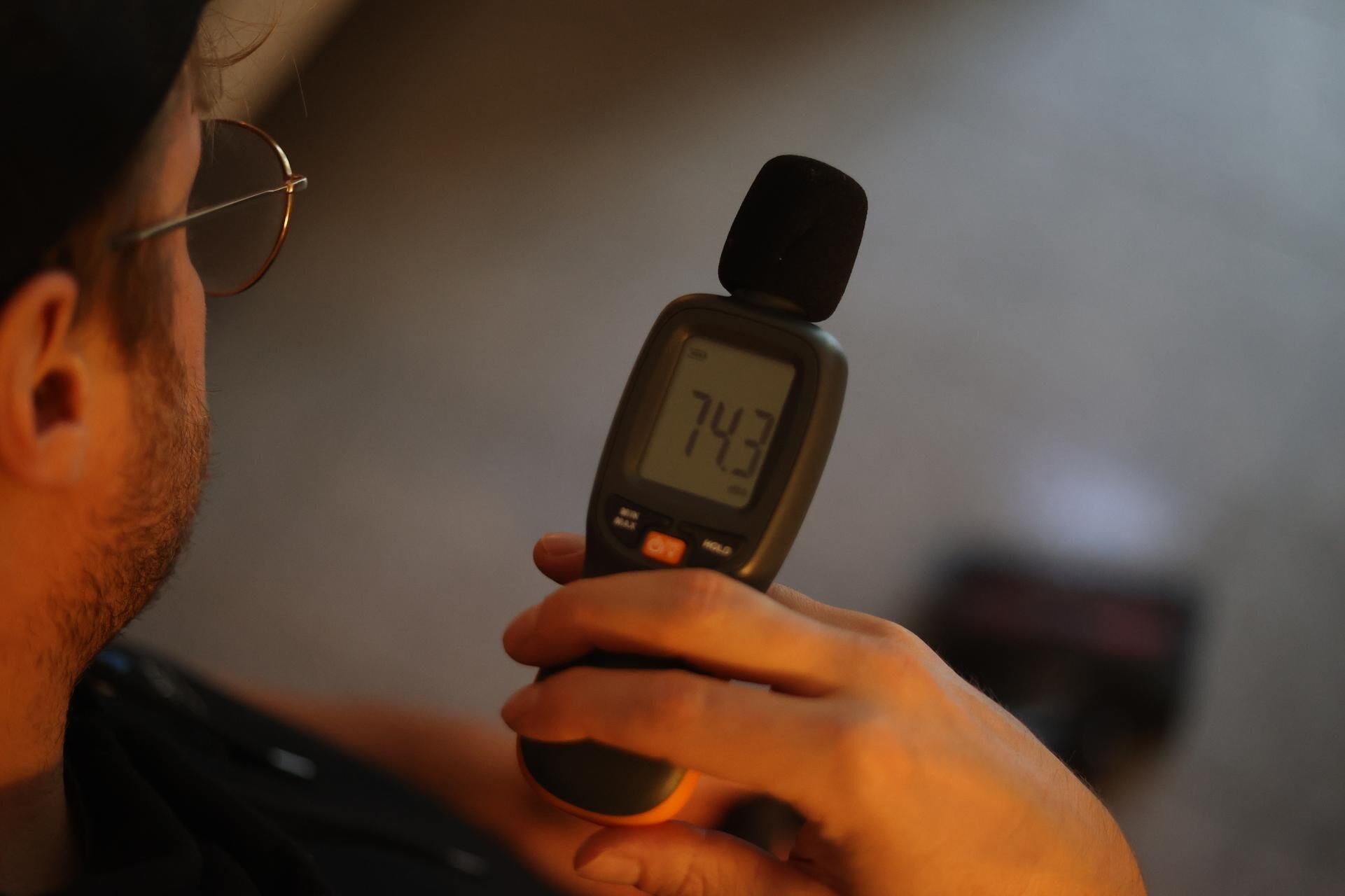 Dezibel-Messung beim Shark Stratos